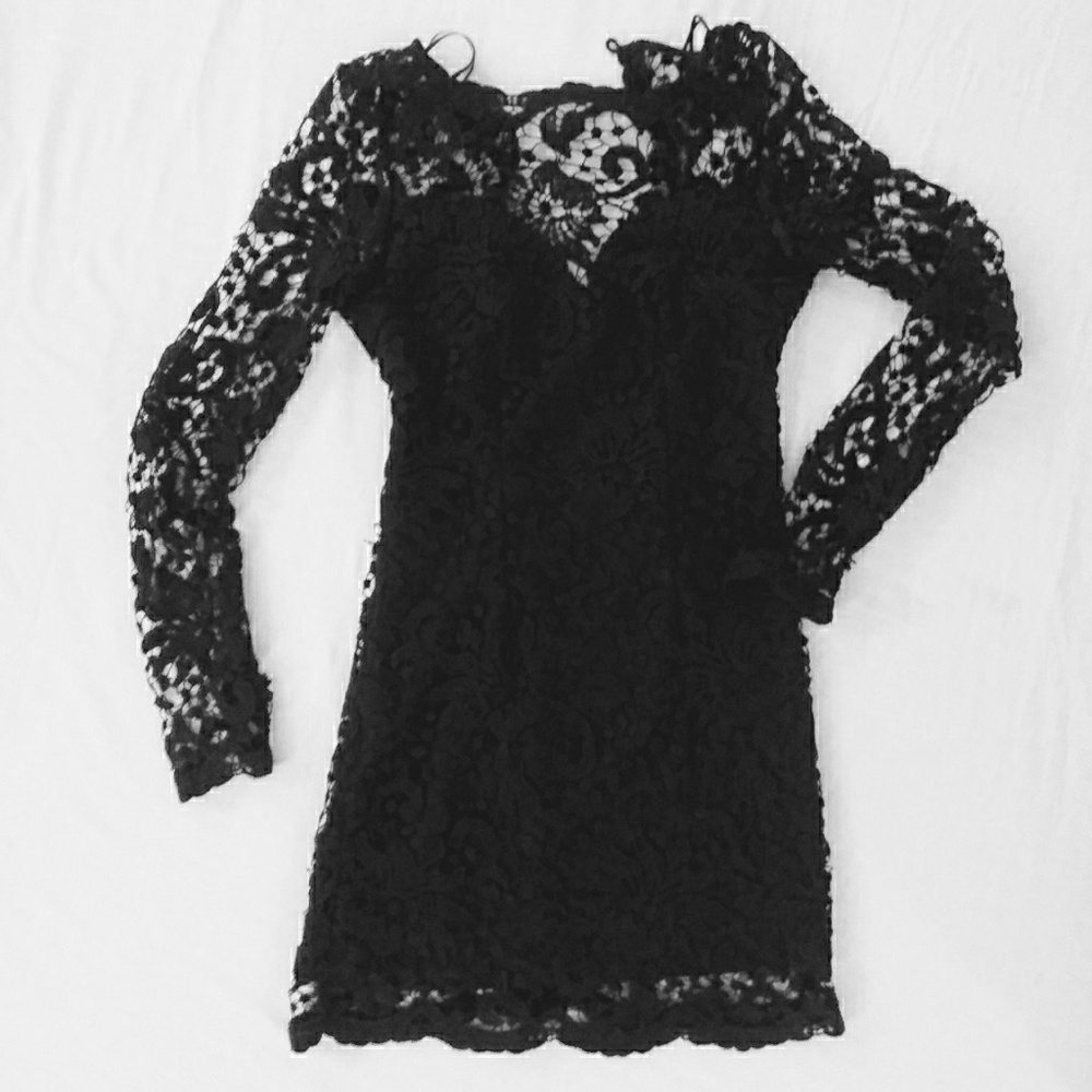 Black Foral dress